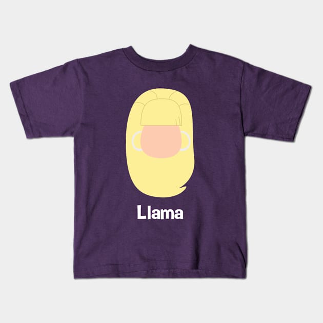 Llama Kids T-Shirt by Sara Knite